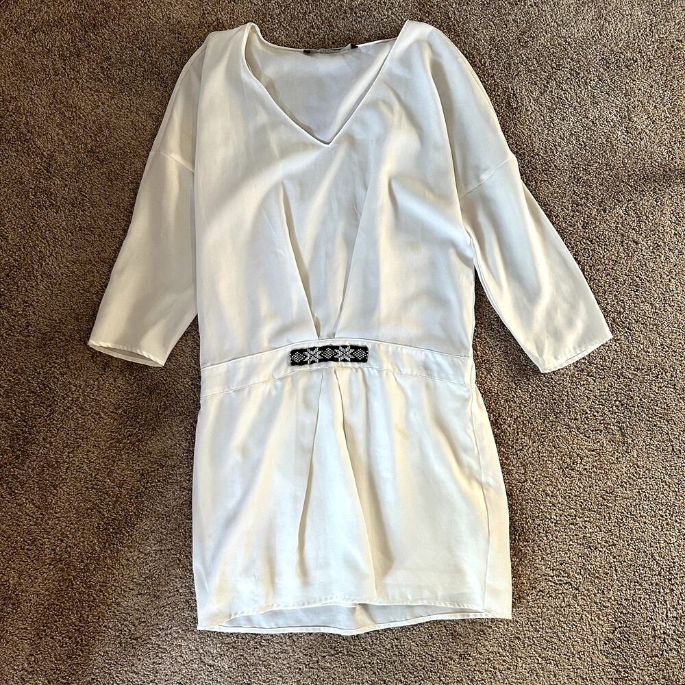 Zara Trafaluc Beaded Mini‎ Dress